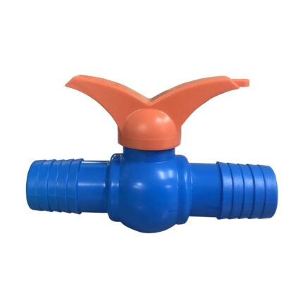 Registro de Esfera 1/2" com União Dentada para Mangueira Preta-PLASTILIT