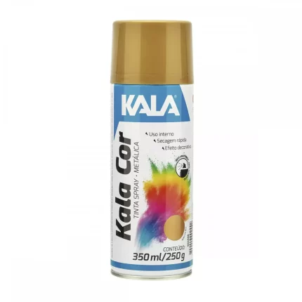 Tinta Spray Metálica Dourado 350ML