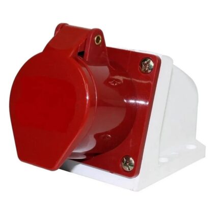 Tomada Industrial Acoplada 16A 3P+T 380/415 Vermelha 6H-ATOPY