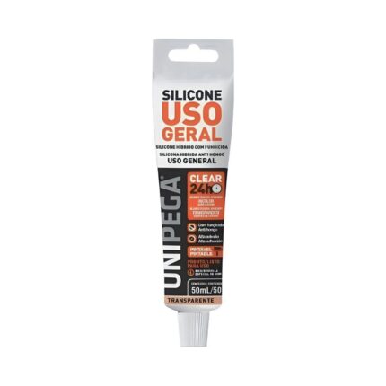 Silicone Incolor Hibrido 50g-UNIPEGA