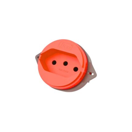 Tomada Blux Lumibras para Piso 20A Vermelho 9803-5-LUMIBRAS