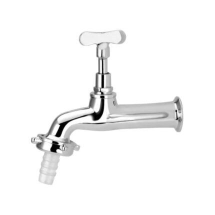 Torneira Chaveta 1/2"x3/4" com Bico Plástico Cromada 1128-LG METAIS