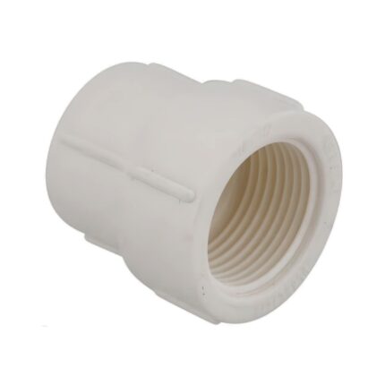 Luva de Redução Rosqueavel Branca 3/4x1/2"-PLASTILIT