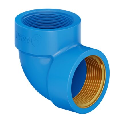 Joelho Azul 25mmX1/2 90º Bucha Latão-TIGRE