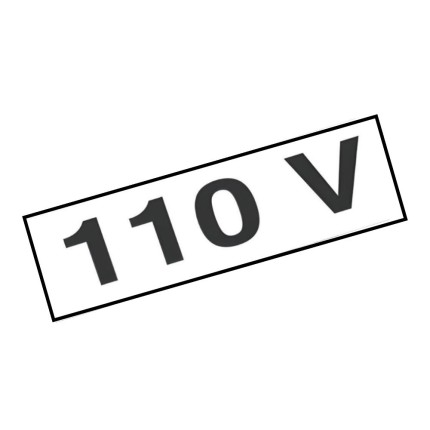 Etiqueta Adesiva De Voltagem "110v"-SINALIZE