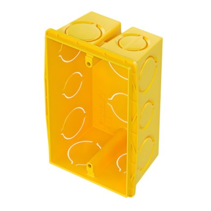 Caixa Luz em PVC Retangular 4X2"