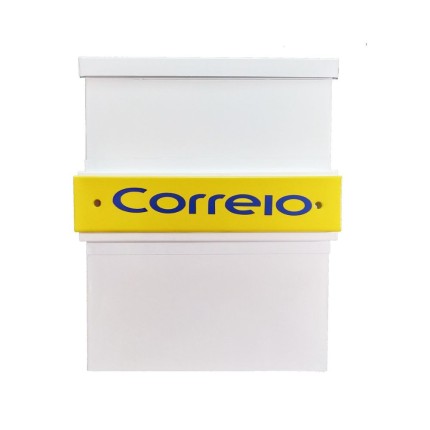 Caixa Correio Grade Branca Pequena-EZOE