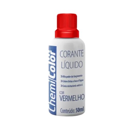 Corante Liquido Vermelho 50Gr