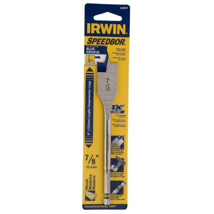 Broca Chata Para Madeira 7/8" Irwin