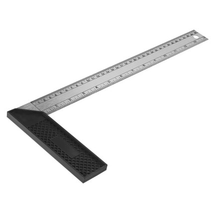 Esquadro em Aço Inox 10" 250MM Cabo em Polipropileno-KALA
