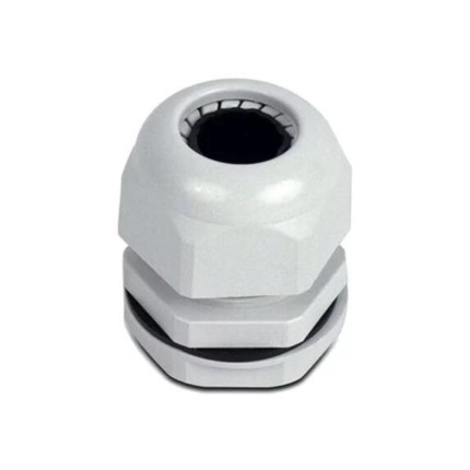 Conector Prensa Cabo Cinza Pvc 1/4"-ATOPY