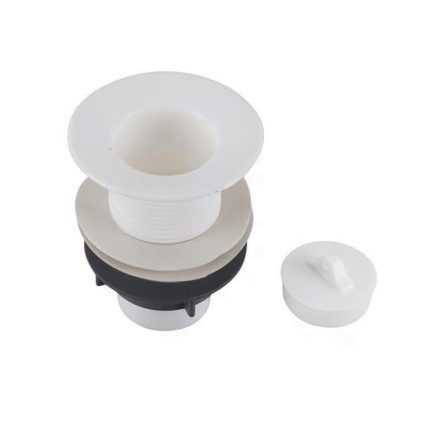 Válvula Branca para Tanque Universal 1.1/4"-ASTRA