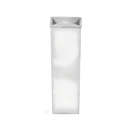 Pé para Armário com Regulagem Base Quadrada 150mm (001.005.20) Bauru