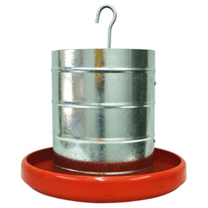 Comedouro Tubular 3Kg Prato Plástico