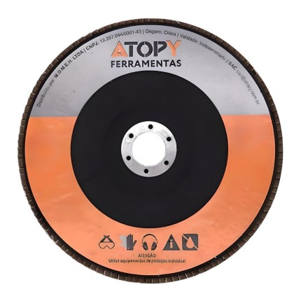 Disco Flap G°40 4.1/2"x7/8" 115mm-WORKER