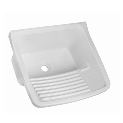 Tanque Plástico para Roupas 20 Litros Branco-HERC