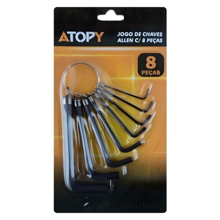 Jogo de Chave Allen com 8 Tamanhos-ATOPY