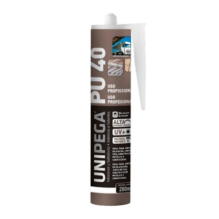 Adesivo Selante PU Cinza 280ml-UNIPEGA
