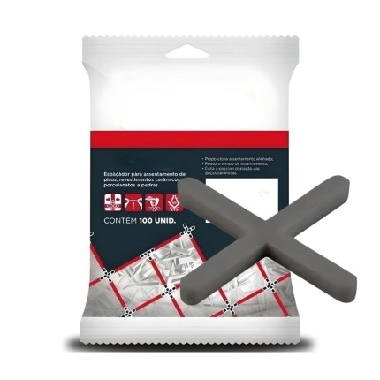 Espaçador De Azulejo 3mm Pacote com 100 Peças-CORTAG