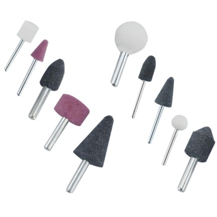 Jogo de Pedra de Moagem para Furadeira 10 Peças-ATOPY