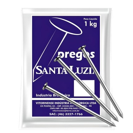 Prego com Cabeça 15X21 1Kg-SANTA LUZIA