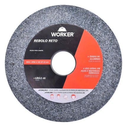 Rebolo Uso Geral 6"X3/4"X1.1/4" Grosso-WORKER