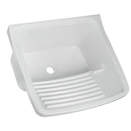 Tanque Plástico para Roupas 58X52X32 40 Litros Branco-ASTRA