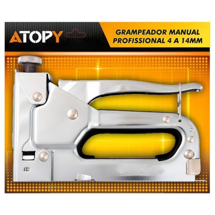 Grampeador Manual Profissional com Ajuste de Pressão 4 à 14mm - ATOPY