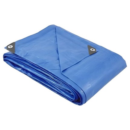 Lona Plástica Encerado 8MX7M 150Micras Azul - ATOPY