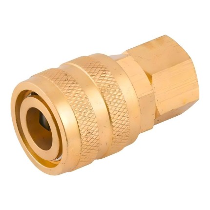 Engate Rápido Rolete 1/4"x1/4" Pneumático Unid.-ATOPY