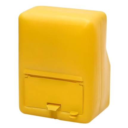 Caixa de Correio PVC Amarela-GOMA