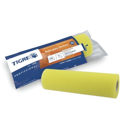 Rolo para Textura Baixa Amarelo Ref.1350/230-TIGRE
