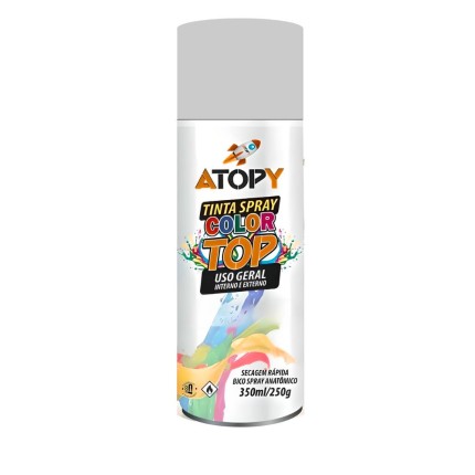 Tinta Spray Cinza Claro 350ml-ATOPY