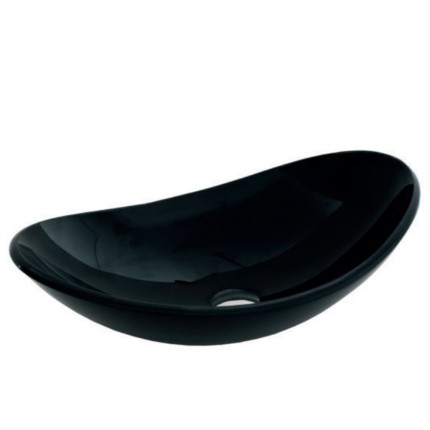 Cuba De Vidro Oval CO48* Grafite