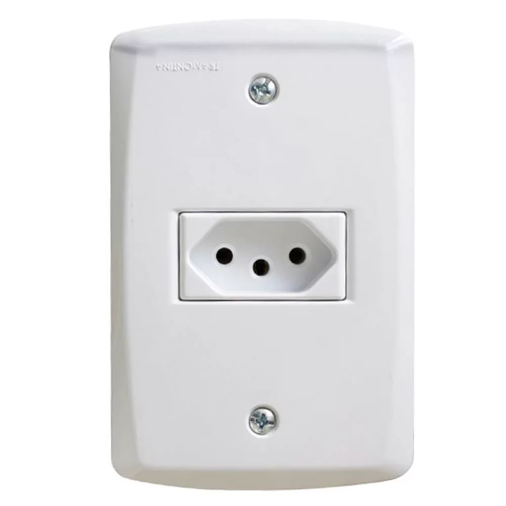 Conjunto Tomada 2P+T 10A/250V-TRAMONTINA