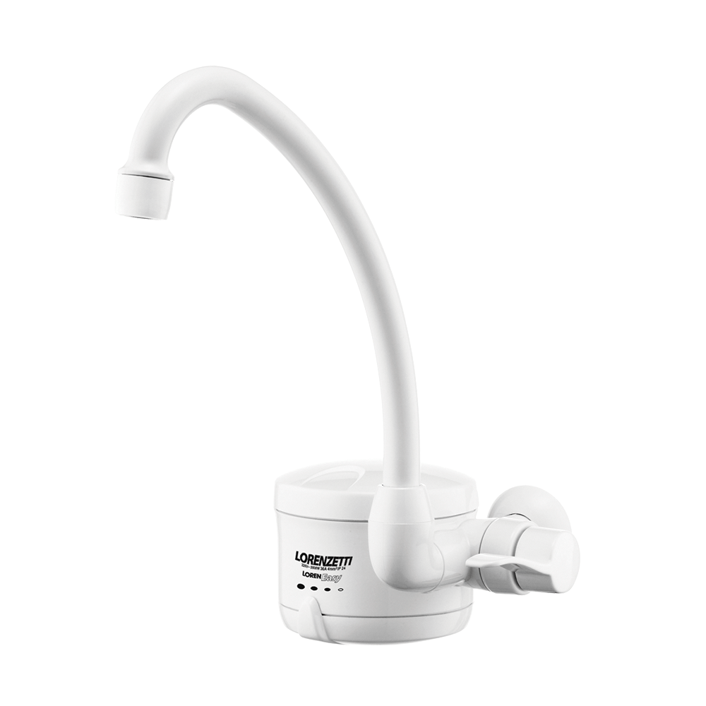 Torneira Elétrica de Parede Loren Easy Branca 127v 4800w-LORENZETTI