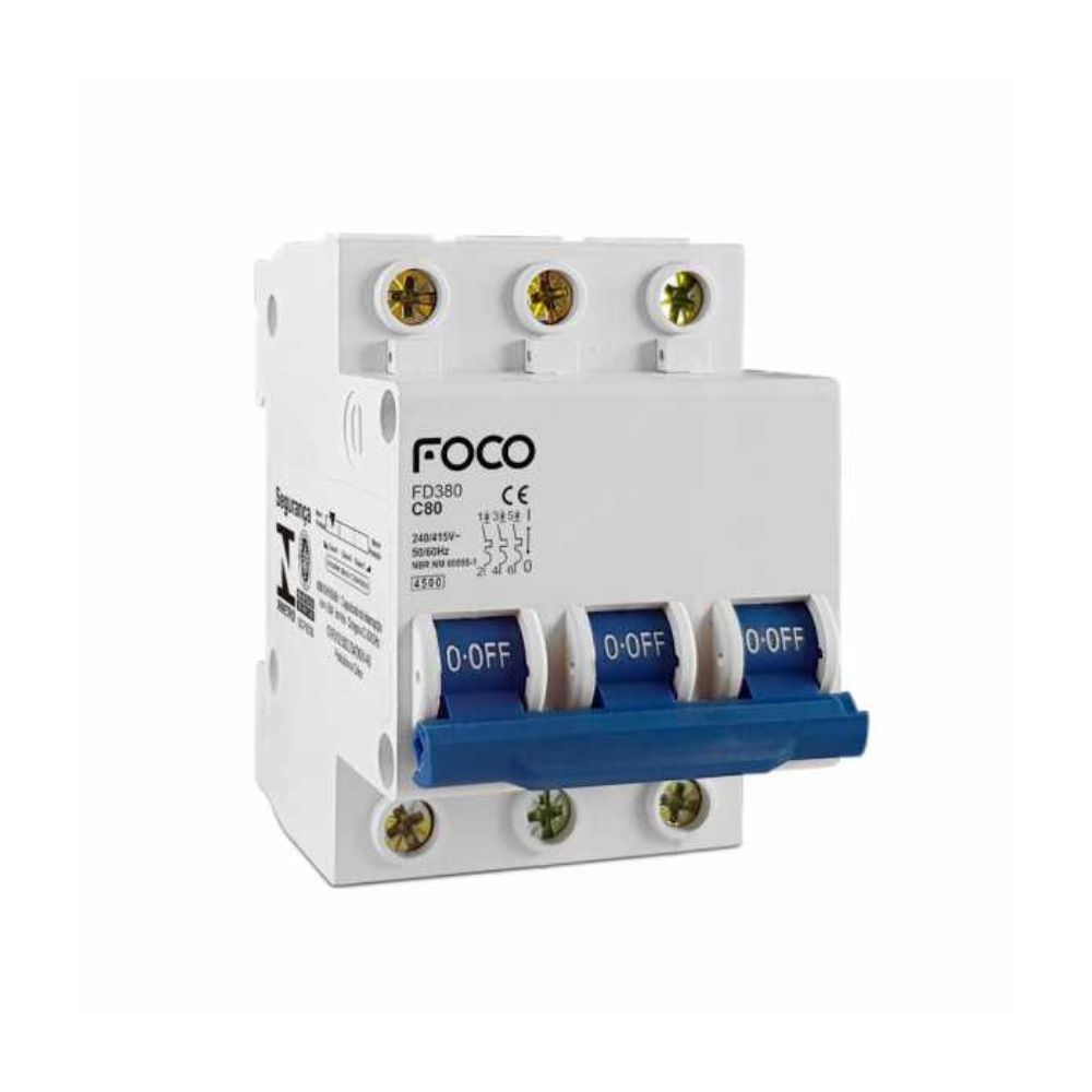 Disjuntor Tripolar Din 3x32A-FOCO