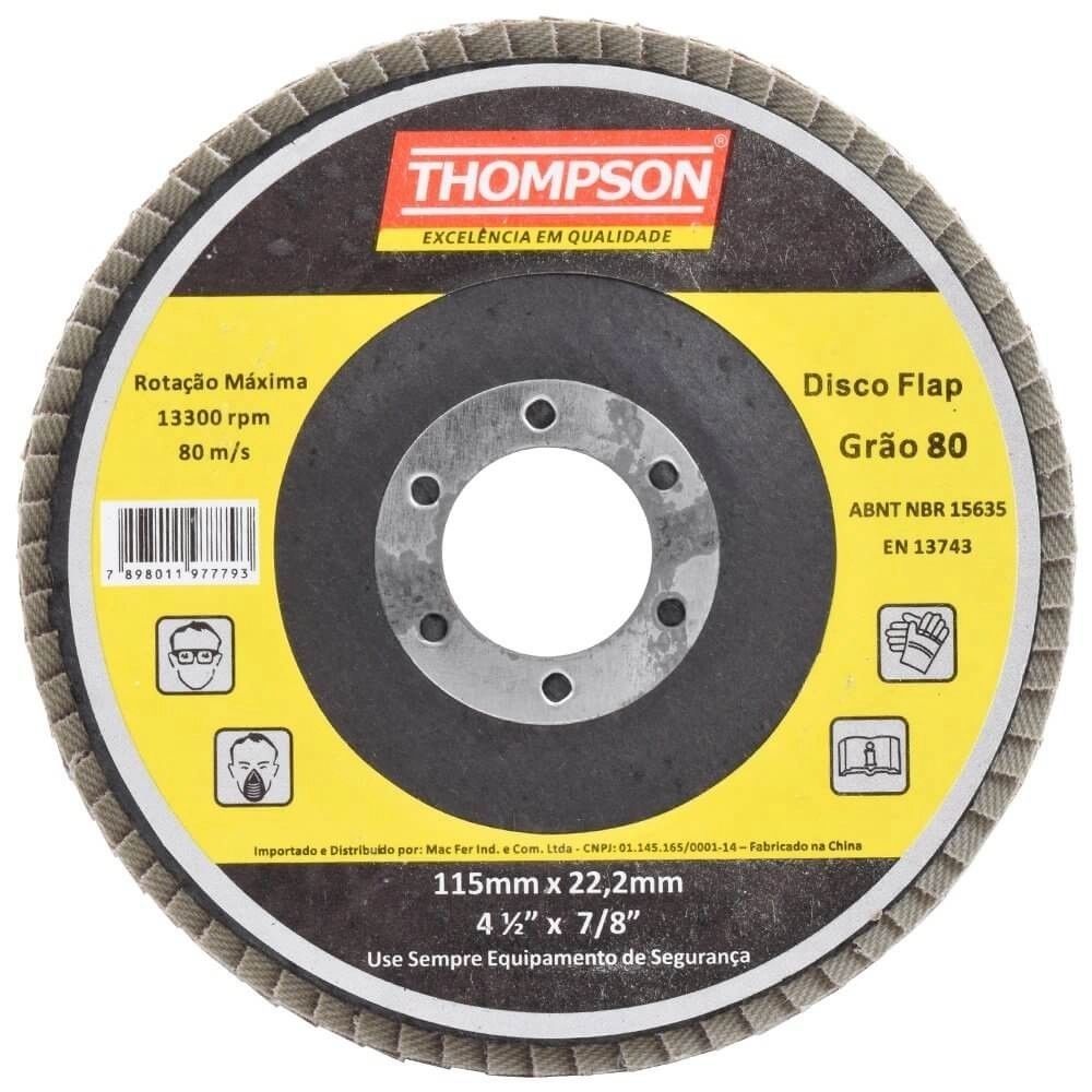 Disco Flap Gº80 4.1/2"X7/8