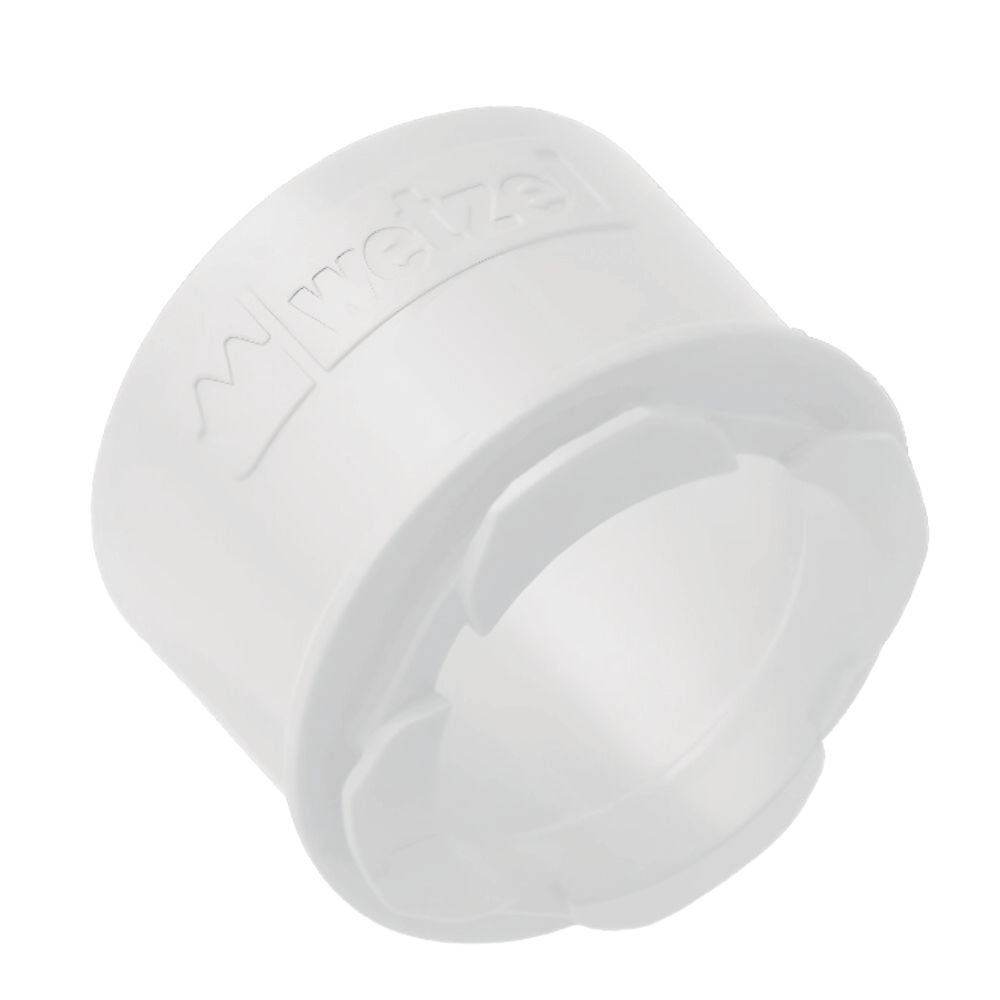 Conector e Adaptador para Poliwetzel em PVC Branco 1/2" Condulete-WETZEL