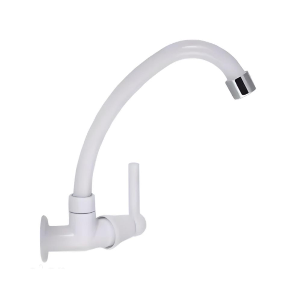 Torneira Abs Parede Barra Alta Branca 1367 C-61 1/4"-LG METAIS