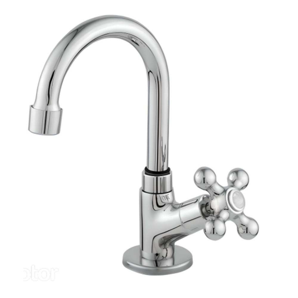 Torneira Abs Barra Média para Lavatório Bancada Cromada 1398 C-33 1/4"-LG METAIS