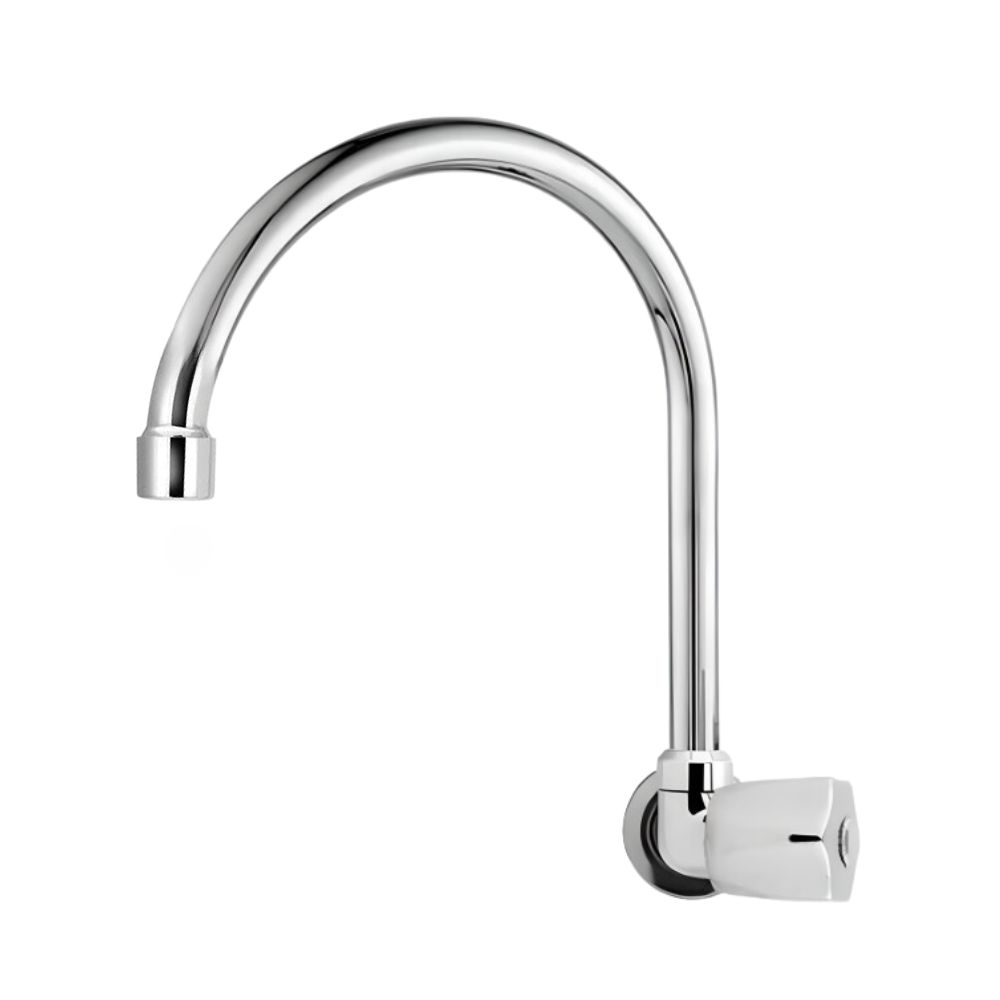 Torneira Abs Parede Barra Média Alta Cromada 1367 C-50 1/4"-LG METAIS
