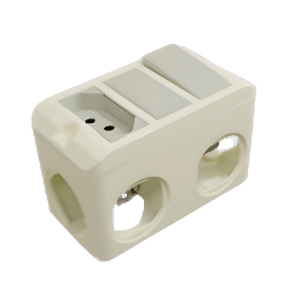Combo Poliwetzel Pvc Br 1" Com 1 Tom 20 A, 1 Interrup Simples, 2 Conec, 5 Tpoe