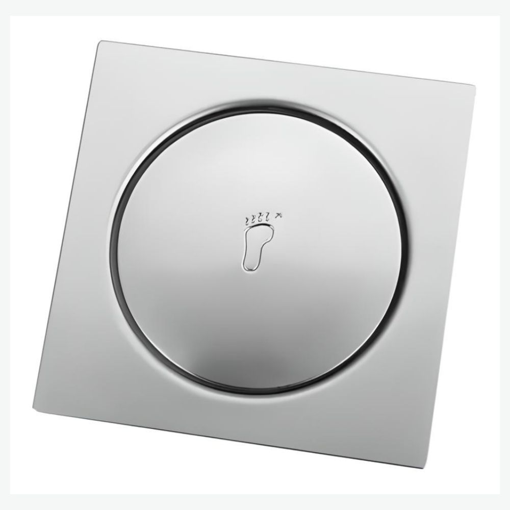 Ralo em Inox Inteligente Click 9,4x9,4cm  - ATOPY