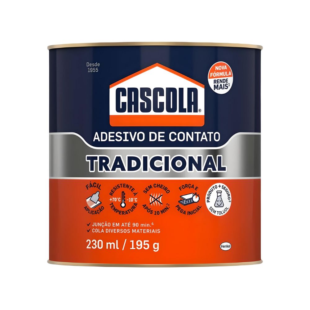 Adesivo de Contato Tradicional 195Gr - CASCOLA