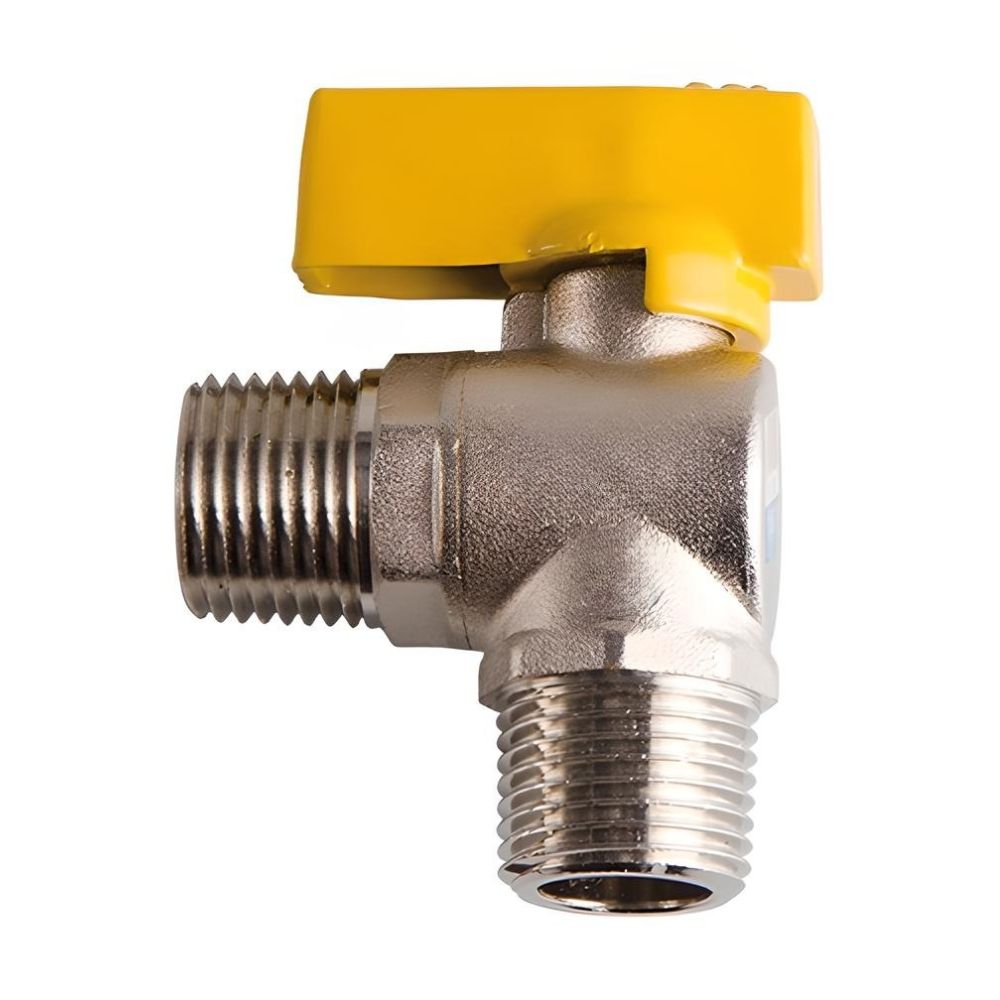 Válvula Gás 90° Rosca Macho 1/2"-ASTRA