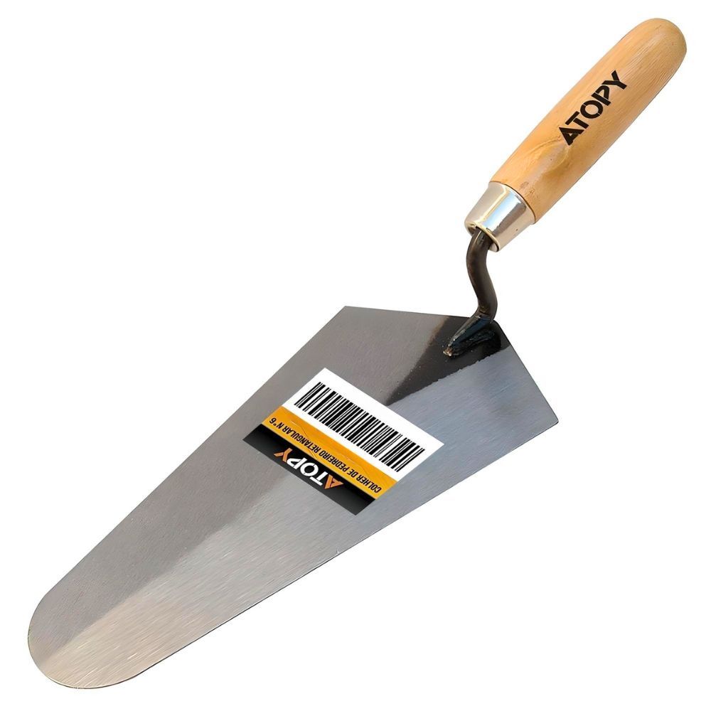 Colher de Pedreiro Retangular Inteirica 9"-ATOPY
