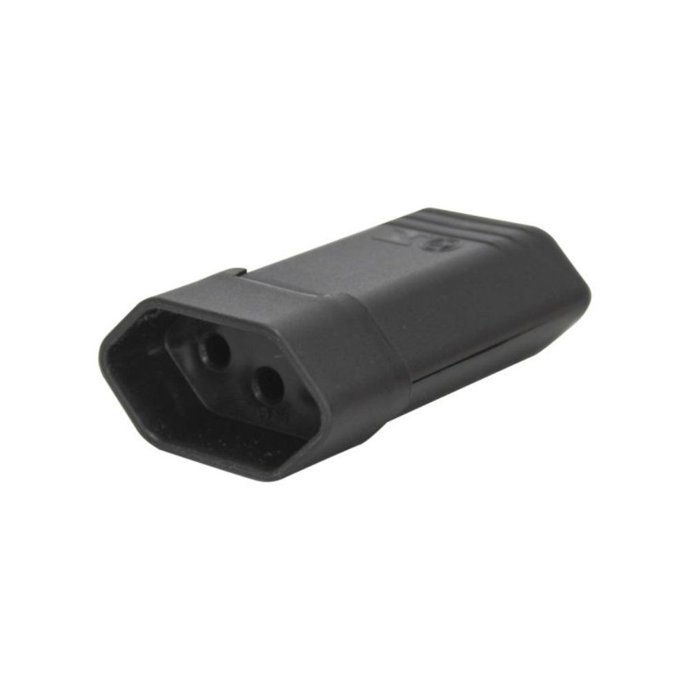 Tomada Femea 2P+T 10A TMD1-3 Preto (F)-MARGIRIUS