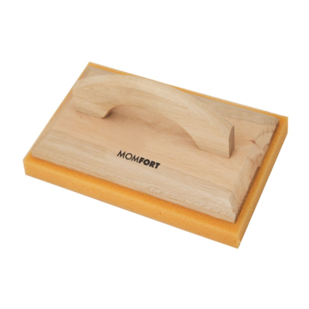 Desempenadeira de Madeira com Espuma 15x25cm-MOMFORT