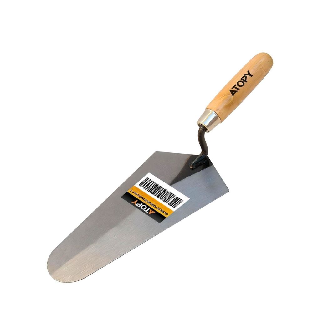 Colher de Pedreiro Retangular Inteirica 8"-ATOPY